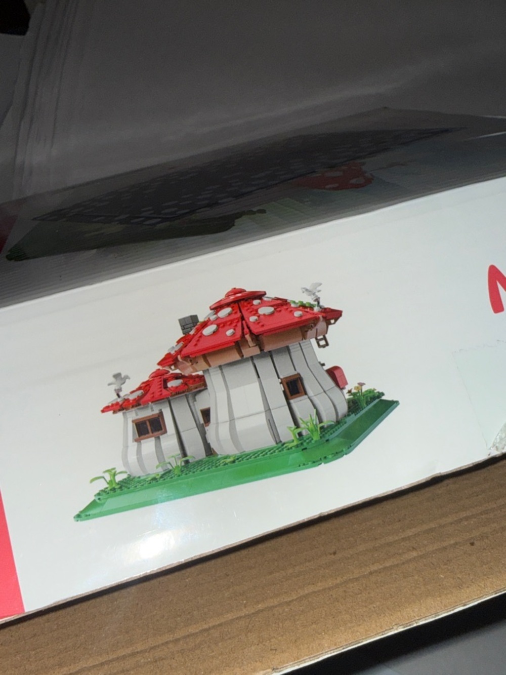 DIY mushroom house creative blocks set open box new - Picture 4 of 5